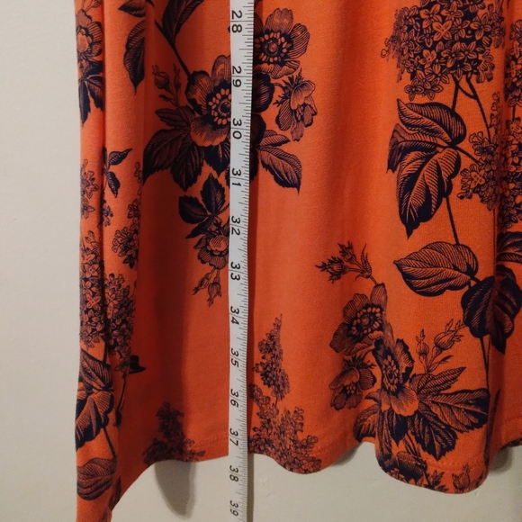 BEAUTIFUL ROSE GARDEN MAXI SKIRT - Picture 3 of 3